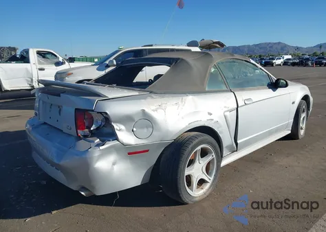 2000 Ford Mustang Gt из США, поврежденный, VIN 1FAFP45X7YF198397